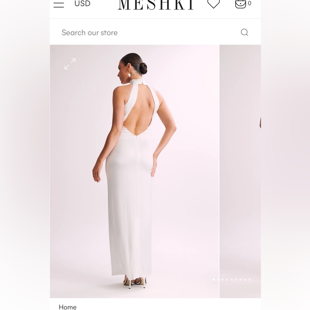 Meshki rehearsal dinner maxi dress